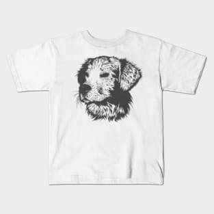 sketch dog Kids T-Shirt